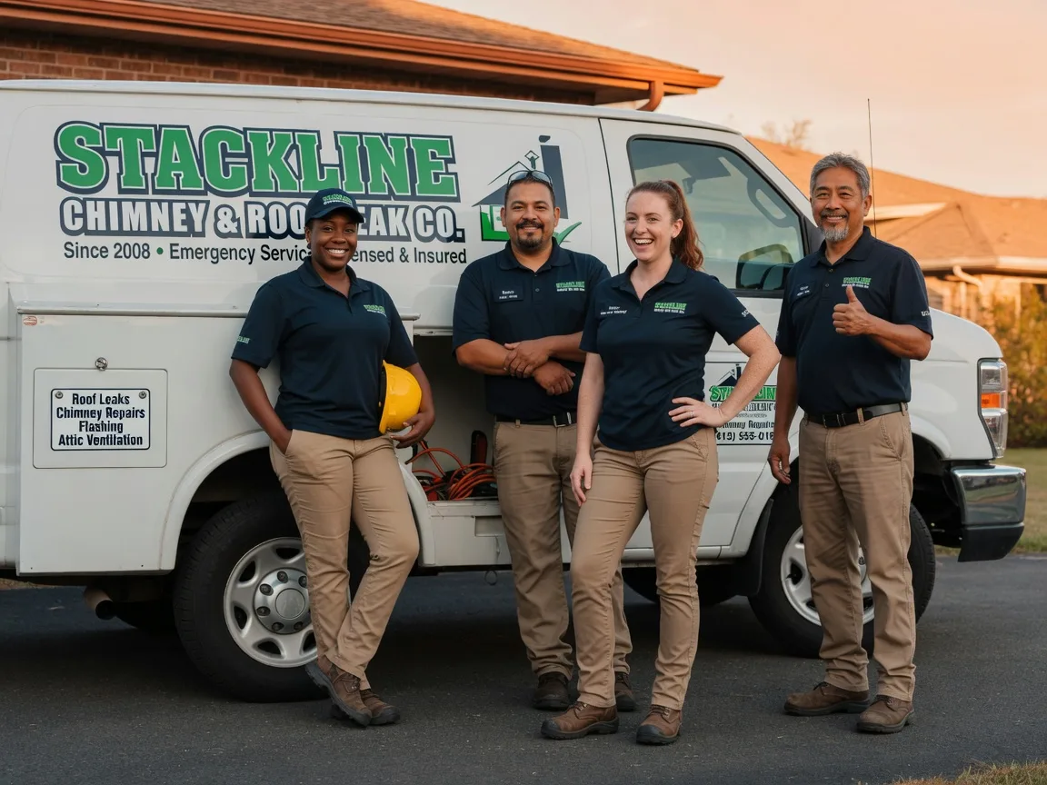 Chimney flashing repair company in Rochester, MA